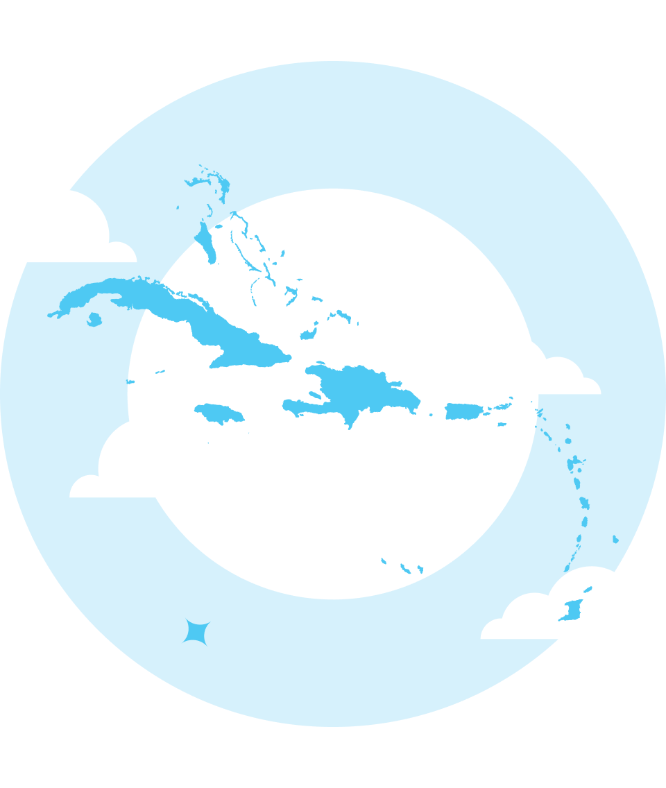 Caribbean Islands Identity Symbol